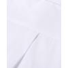 Alimens & Gentle Mens Solid Oxford Shirt Long Sleeve Dress Shirt Work Casual Button Down Shirts with Pocket(White)