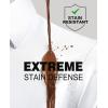 Alimens & Gentle Slim Fit Dress Shirts for Men Long Sleeve Stretch Stain Proof Wrinkle Free Button Down Shirts Formal Shirts(All White)