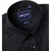 Alimens & Gentle Slim Fit Dress Shirts for Men Long Sleeve Stretch Stain Proof Wrinkle Free Button Down Shirts Formal Shirts(Black)