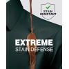 Alimens & Gentle Slim Fit Dress Shirts for Men Long Sleeve Stretch Stain Proof Wrinkle Free Button Down Shirts Formal Shirts(Dark Green)