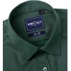 Alimens & Gentle Slim Fit Dress Shirts for Men Long Sleeve Stretch Stain Proof Wrinkle Free Button Down Shirts Formal Shirts(Emerald Green)