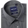 Alimens & Gentle Slim Fit Dress Shirts for Men Long Sleeve Stretch Stain Proof Wrinkle Free Button Down Shirts Formal Shirts(Grey)