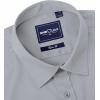 Alimens & Gentle Slim Fit Dress Shirts for Men Long Sleeve Stretch Stain Proof Wrinkle Free Button Down Shirts Formal Shirts(Light Grey)