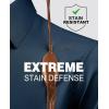 Alimens & Gentle Slim Fit Dress Shirts for Men Long Sleeve Stretch Stain Proof Wrinkle Free Button Down Shirts Formal Shirts(Light Navy)
