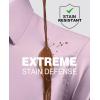 Alimens & Gentle Slim Fit Dress Shirts for Men Long Sleeve Stretch Stain Proof Wrinkle Free Button Down Shirts Formal Shirts(Light Pink)