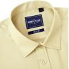 Alimens & Gentle Slim Fit Dress Shirts for Men Long Sleeve Stretch Stain Proof Wrinkle Free Button Down Shirts Formal Shirts(Light Yellow)