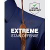 Alimens & Gentle Slim Fit Dress Shirts for Men Long Sleeve Stretch Stain Proof Wrinkle Free Button Down Shirts Formal Shirts(Navy)