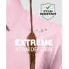 Alimens & Gentle Slim Fit Dress Shirts for Men Long Sleeve Stretch Stain Proof Wrinkle Free Button Down Shirts Formal Shirts(Pink)