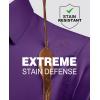 Alimens & Gentle Slim Fit Dress Shirts for Men Long Sleeve Stretch Stain Proof Wrinkle Free Button Down Shirts Formal Shirts(Purple)