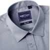 Alimens & Gentle Slim Fit Dress Shirts for Men Long Sleeve Stretch Stain Proof Wrinkle Free Button Down Shirts Formal Shirts(Sliver Grey)