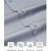 Alimens & Gentle Slim Fit Dress Shirts for Men Long Sleeve Stretch Stain Proof Wrinkle Free Button Down Shirts Formal Shirts(Sliver Grey)
