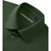 Alimens & Gentle Stretch Mens Dress Shirts Slim Fit Long Sleeve Casual Skinny Muscle Fit Wrinkle Free Button Down Shirt(Olive)