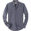 Alimens & Gentle Mens Solid Oxford Shirt Long Sleeve Dress Shirt Work Casual Button Down Shirts with Pocket(Grey)