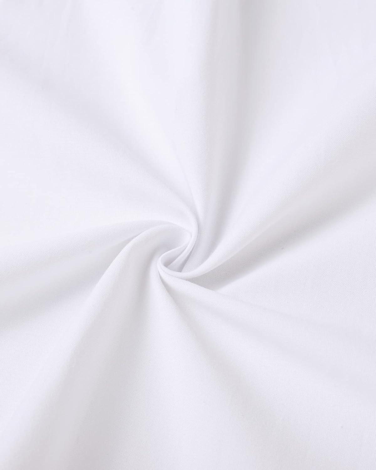 imageAlimens amp Gentle Boys Long Sleeve Solid Button Down Oxford Shirt Collared Cotton Top with Chest PocketWhite
