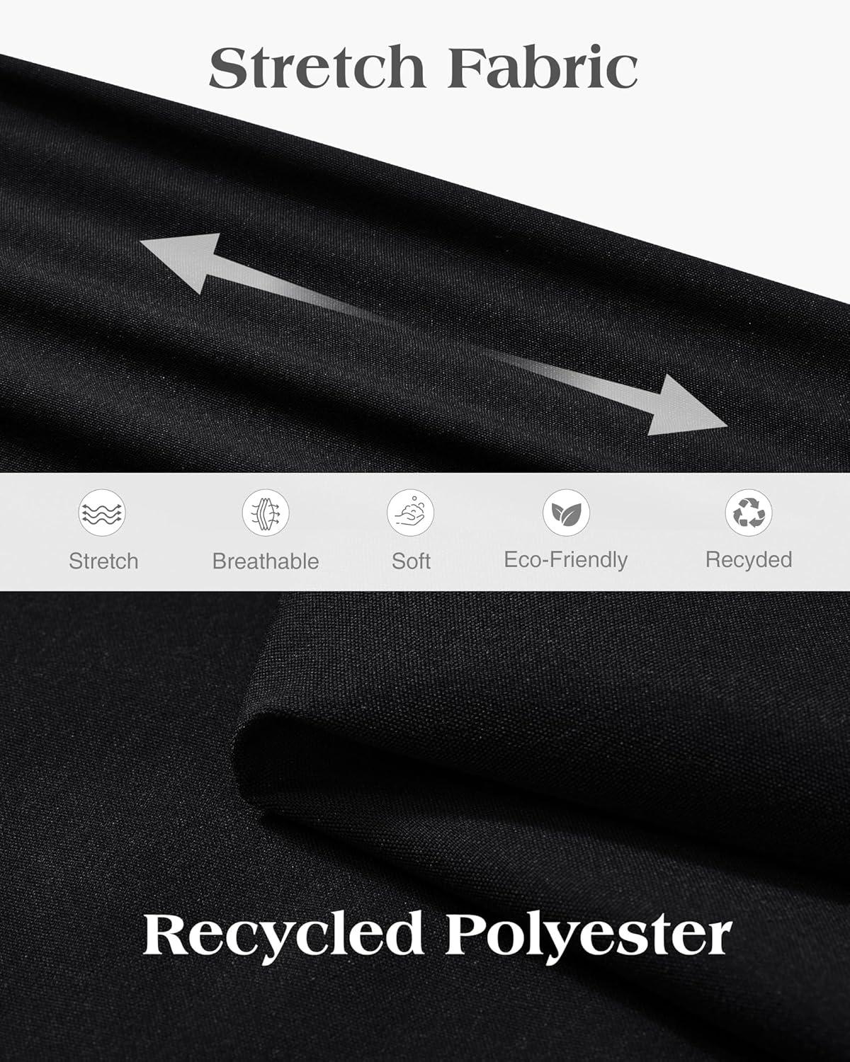 imageAlimens amp Gentle Mens Dress Shirts Stretch Solid Wrinkle Free Button Down Shirt Casual Business Wedding Button Up ShirtBlack