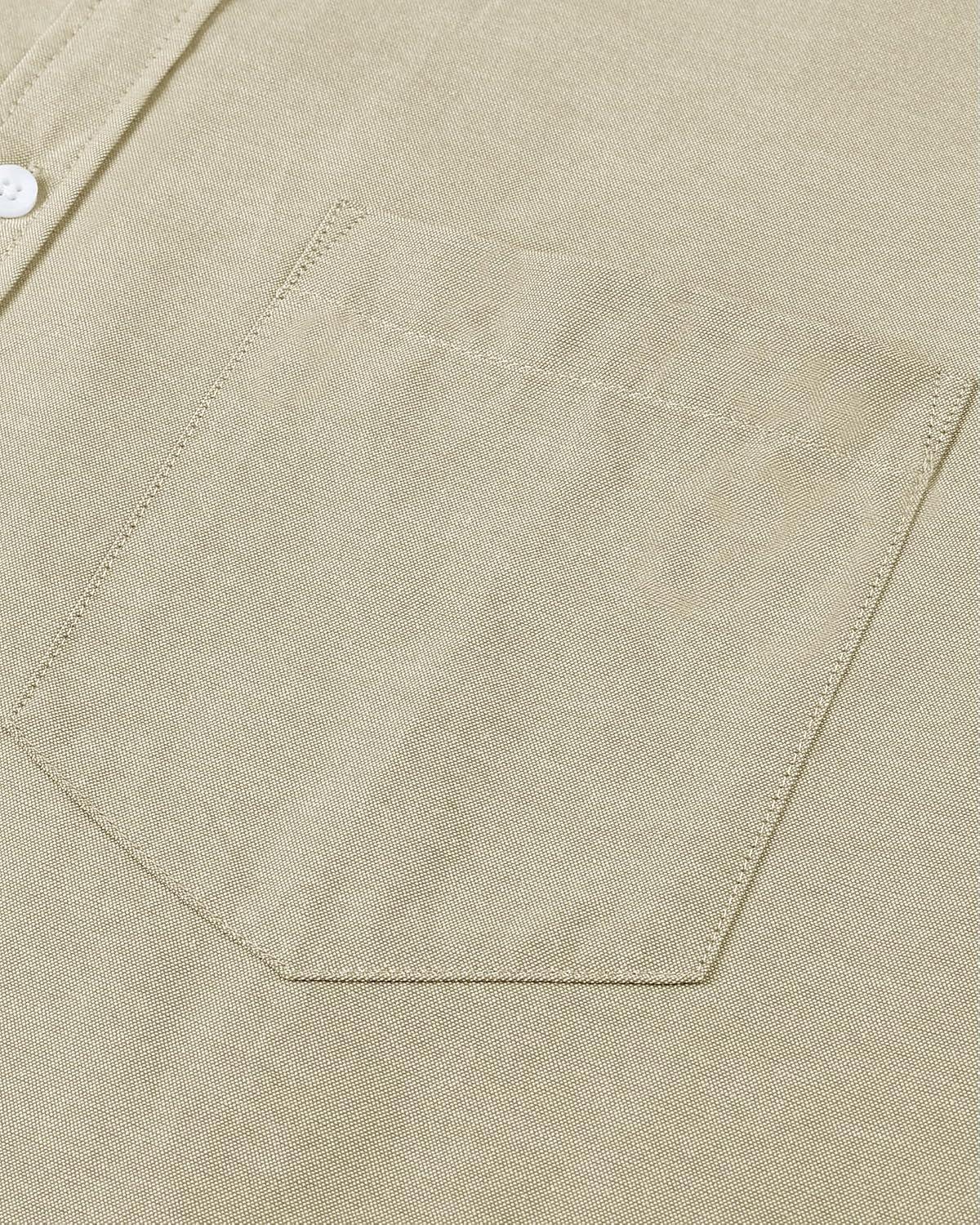 imageAlimens amp Gentle Mens Short Sleeve Oxford Shirt Regular Fit Button Down Collar Shirts with PocketKhaki