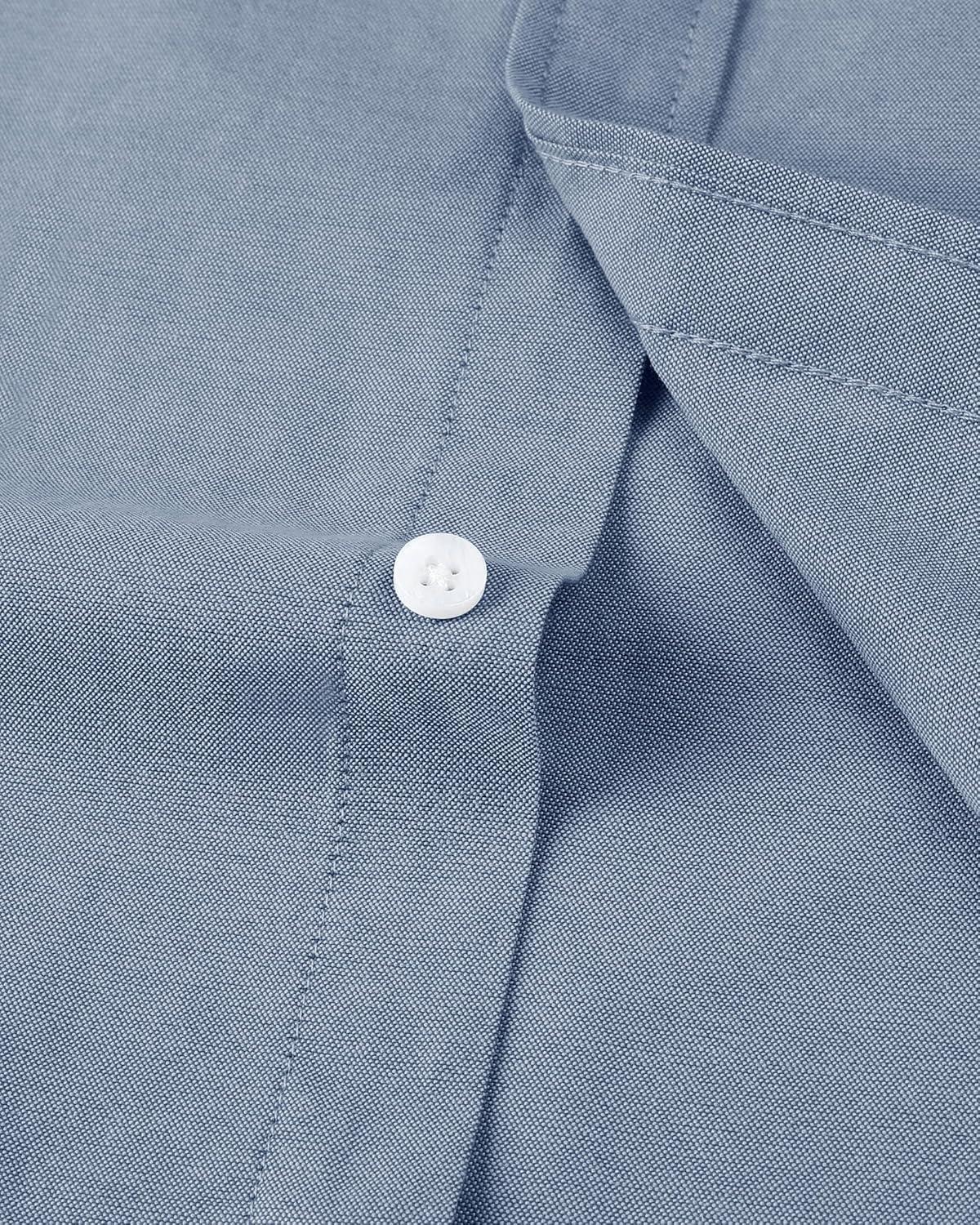 imageAlimens amp Gentle Mens Short Sleeve Oxford Shirt Regular Fit Button Down Collar Shirts with PocketNavy