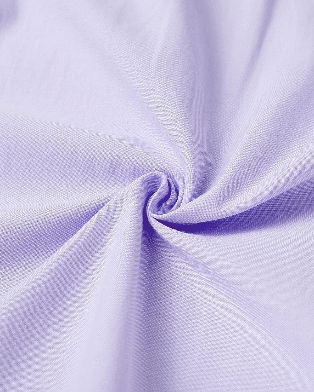 imageAlimens amp Gentle Mens Short Sleeve Oxford Shirt Regular Fit Button Down Collar Shirts with PocketPurple