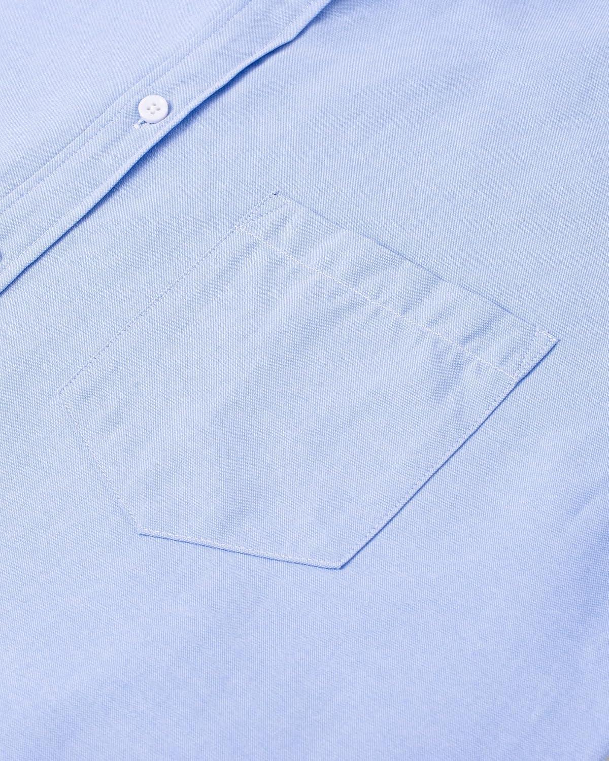 imageAlimens amp Gentle Mens Short Sleeve Oxford Shirt Regular Fit Button Down Collar Shirts with PocketSky Blue