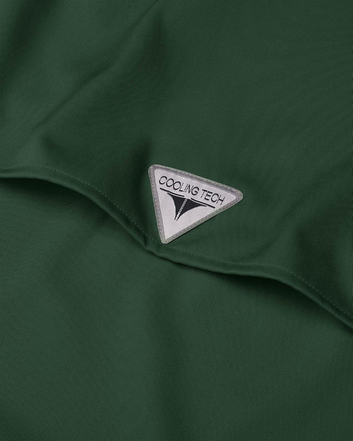 imageAlimens amp Gentle Short Sleeve Fishing Shirt Wicking Fabric Sun Protection Casual Button Down ShirtsDark Green