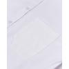Alimens & Gentle Boys Long Sleeve Solid Button Down Oxford Shirt Collared Cotton Top with Chest Pocket(White)