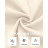Alimens & Gentle Linen Shirts for Men Long Sleeve Casual Cotton Button Down Shirts Summer Beach Wedding Tops with Pocket(Beige)