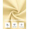 Alimens & Gentle Linen Shirts for Men Long Sleeve Casual Cotton Button Down Shirts Summer Beach Wedding Tops with Pocket(Yellow)