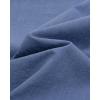 Alimens & Gentle Men’s Cotton Linen Shirts Long Sleeve Button Down Shirt Band Collar Beach Shirts(Blue Wing Teal)