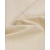 Alimens & Gentle Men’s Cotton Linen Shirts Long Sleeve Button Down Shirt Band Collar Beach Shirts(Cloud Cream)