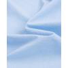 Alimens & Gentle Men’s Cotton Linen Shirts Long Sleeve Button Down Shirt Band Collar Beach Shirts(Cool Blue)
