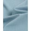 Alimens & Gentle Men’s Cotton Linen Shirts Long Sleeve Button Down Shirt Band Collar Beach Shirts(Gray Mist)