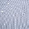 Alimens & Gentle Men’s Cotton Stripe Button Down Shirts Long Sleeve Regular Fit Dress Shirts(Blue Stripe)