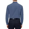 Alimens & Gentle Mens Dress Shirts 4-Way Stretch Long Sleeve Collared Casual Solid Wedding Dating Button Down Shirt(Dusty Blue)