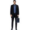 Alimens & Gentle Mens Dress Shirts 4-Way Stretch Long Sleeve Collared Casual Solid Wedding Dating Button Down Shirt(Dusty Blue)