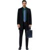 Alimens & Gentle Mens Dress Shirts 4-Way Stretch Long Sleeve Collared Casual Solid Wedding Dating Button Down Shirt(Green)