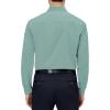 Alimens & Gentle Mens Dress Shirts 4-Way Stretch Long Sleeve Collared Casual Solid Wedding Dating Button Down Shirt(Sage Green)