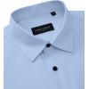 Alimens & Gentle Mens Dress Shirts Long Sleeve 4 Way Stretch Solid Collared Button Down Shirt Regular Fit Formal Business(Light Blue)