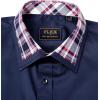 Alimens & Gentle Men’s Dress Shirts Long Sleeve Stretch Wrinkle-Free Regular Fit Business Casual Button Down Shirt(Flex Navy Blue)