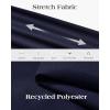 Alimens & Gentle Mens Dress Shirts Stretch Solid Wrinkle Free Button Down Shirt Casual Business Wedding Button Up Shirt(Navy Blue)