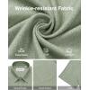 Alimens & Gentle Mens Linen Shirts Short Sleeve Button Down Shirts Wrinkle Free Casual Vacation Beach Summer Tops(Mint Green)