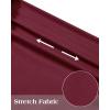 Alimens & Gentle Mens Oxford Shirts Stretch Long Sleeve Dress Shirt for Men Casual Business Work Solid Button Down Shirts(Burgundy)