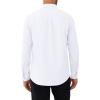 Alimens & Gentle Mens Oxford Shirts Stretch Long Sleeve Dress Shirt for Men Casual Business Work Solid Button Down Shirts(White)