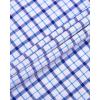 Alimens & Gentle Mens Plaid Short Sleeve Button Down Shirts Cotton Regular Fit Casual Gingham Shirts(Navy Red Small Plaid)