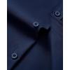 Alimens & Gentle Mens Short Sleeve Dress Shirt Wrinkle Free Wedding Business Casual Summer Button Down Shirt with Pocket(Navy Blue)
