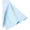 Alimens & Gentle Men’s Short Sleeve Oxford Shirt Regular Fit Button Down Collar Shirts with Pocket(Aquamarine)