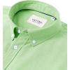 Alimens & Gentle Men’s Short Sleeve Oxford Shirt Regular Fit Button Down Collar Shirts with Pocket(Bright Green)