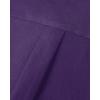 Alimens & Gentle Men’s Short Sleeve Oxford Shirt Regular Fit Button Down Collar Shirts with Pocket(Dark Purple)