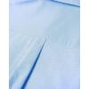 Alimens & Gentle Men’s Short Sleeve Oxford Shirt Regular Fit Button Down Collar Shirts with Pocket(Light Blue)