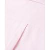 Alimens & Gentle Men’s Short Sleeve Oxford Shirt Regular Fit Button Down Collar Shirts with Pocket(Light Pink)