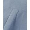 Alimens & Gentle Men’s Short Sleeve Oxford Shirt Regular Fit Button Down Collar Shirts with Pocket(Navy)